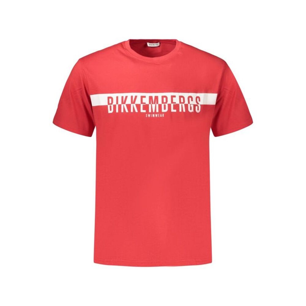 Bikkembergs Bianco Cotton Men Men's T-Shirt